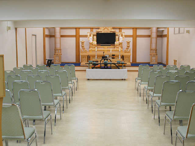 毛呂山法要殿の式場