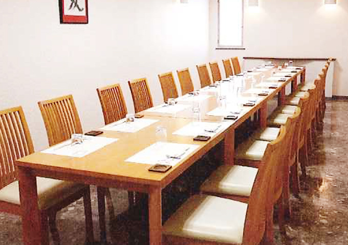葬祭館おおみやの会食場