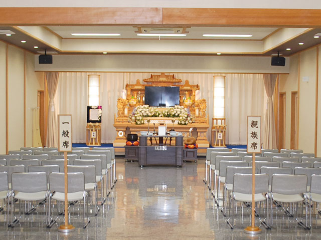 北岩岡法要殿の式場