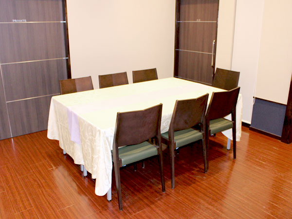 ひまわり会堂の会食場