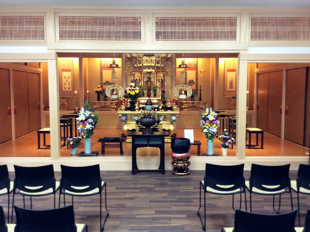 聞法閣 大聖寺の式場