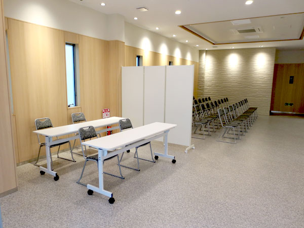 福昌寺 観世音ホールのロビー