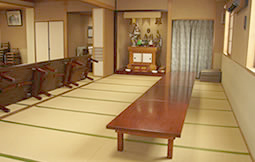 常説山 丸山寺の控え室写真