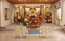 常説山 丸山寺の式場写真