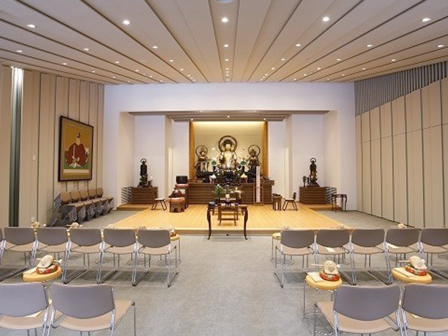 一行院 千日谷会堂の式場