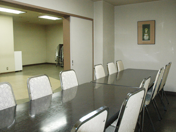 長國寺斎場の会食場