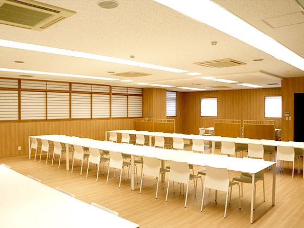 仙行寺沙羅ホールの会食場